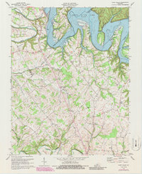 Download a high-resolution, GPS-compatible USGS topo map for Cane Valley, KY (1987 edition)
