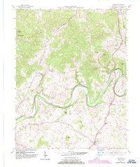 Download a high-resolution, GPS-compatible USGS topo map for Canmer, KY (1987 edition)