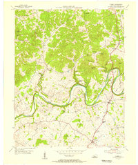 Download a high-resolution, GPS-compatible USGS topo map for Canmer, KY (1955 edition)