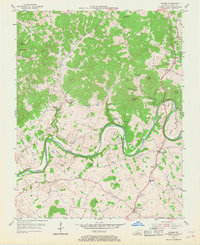 Download a high-resolution, GPS-compatible USGS topo map for Canmer, KY (1968 edition)