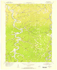 Download a high-resolution, GPS-compatible USGS topo map for Canoe, KY (1956 edition)