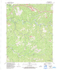 Download a high-resolution, GPS-compatible USGS topo map for Carrie, KY (1992 edition)