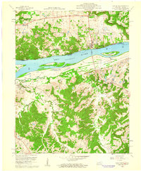 Download a high-resolution, GPS-compatible USGS topo map for Cave In Rock, KY (1960 edition)