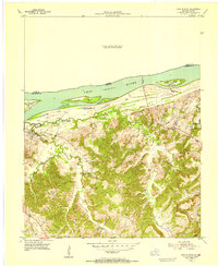 Download a high-resolution, GPS-compatible USGS topo map for Cave In Rock, KY (1955 edition)