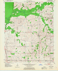 1951 Map of Hickman County, KY, 1968 Print