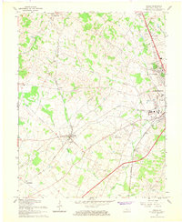 preview thumbnail of historical topo map of Cecilia, KY in 1967
