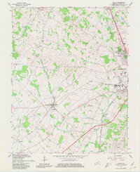 Download a high-resolution, GPS-compatible USGS topo map for Cecilia, KY (1980 edition)
