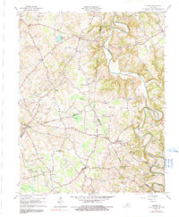 Download a high-resolution, GPS-compatible USGS topo map for Center, KY (1991 edition)