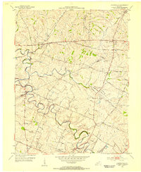 preview thumbnail of historical topo map of Fayette County, KY in 1954