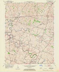 Download a high-resolution, GPS-compatible USGS topo map for Centerville, KY (1967 edition)