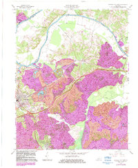 Download a high-resolution, GPS-compatible USGS topo map for Central City East, KY (1983 edition)