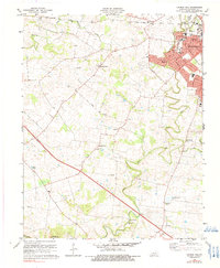 Download a high-resolution, GPS-compatible USGS topo map for Church Hill, KY (1991 edition)