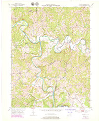 Download a high-resolution, GPS-compatible USGS topo map for Claysville, KY (1979 edition)