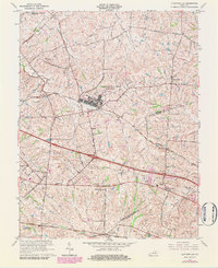 Download a high-resolution, GPS-compatible USGS topo map for Clintonville, KY (1984 edition)