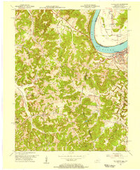 Download a high-resolution, GPS-compatible USGS topo map for Cloverport, KY (1955 edition)