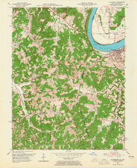 Download a high-resolution, GPS-compatible USGS topo map for Cloverport, KY (1965 edition)