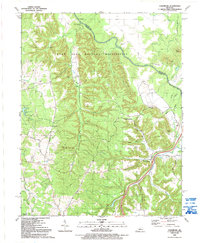 Download a high-resolution, GPS-compatible USGS topo map for Colesburg, KY (1992 edition)