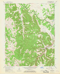 Download a high-resolution, GPS-compatible USGS topo map for Colesburg, KY (1969 edition)