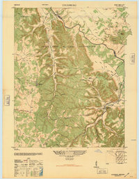Download a high-resolution, GPS-compatible USGS topo map for Colesburg, KY (1946 edition)