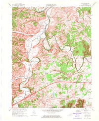 Download a high-resolution, GPS-compatible USGS topo map for Colfax, KY (1972 edition)
