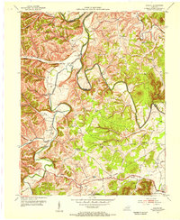 Download a high-resolution, GPS-compatible USGS topo map for Colfax, KY (1955 edition)
