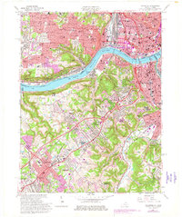 Download a high-resolution, GPS-compatible USGS topo map for Covington, KY (1978 edition)
