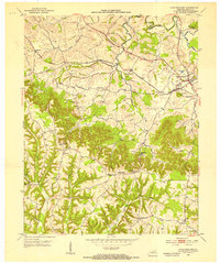 Download a high-resolution, GPS-compatible USGS topo map for Crab Orchard, KY (1953 edition)
