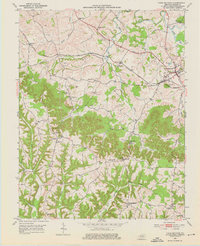Download a high-resolution, GPS-compatible USGS topo map for Crab Orchard, KY (1976 edition)