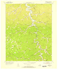 Download a high-resolution, GPS-compatible USGS topo map for Creekville, KY (1956 edition)