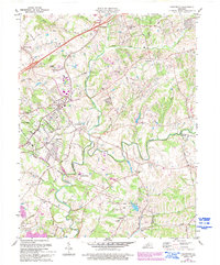 Download a high-resolution, GPS-compatible USGS topo map for Crestwood, KY (1994 edition)