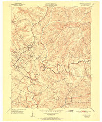 Download a high-resolution, GPS-compatible USGS topo map for Crestwood, KY (1951 edition)