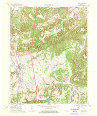 Download a high-resolution, GPS-compatible USGS topo map for Crofton, KY (1971 edition)
