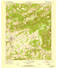 Download a high-resolution, GPS-compatible USGS topo map for Crofton, KY (1954 edition)