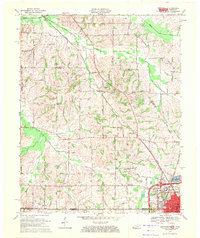 preview thumbnail of historical topo map of Fulton County, KY in 1969