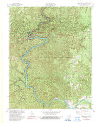 Download a high-resolution, GPS-compatible USGS topo map for Cumberland Falls, KY (1989 edition)