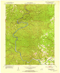 Download a high-resolution, GPS-compatible USGS topo map for Cumberland Falls, KY (1954 edition)