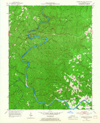 Download a high-resolution, GPS-compatible USGS topo map for Cumberland Falls, KY (1967 edition)