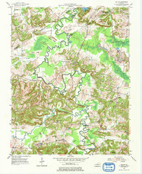 Download a high-resolution, GPS-compatible USGS topo map for Dalton, KY (1976 edition)