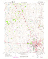 Download a high-resolution, GPS-compatible USGS topo map for Danville, KY (1979 edition)
