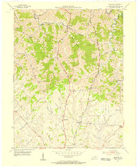 preview thumbnail of historical topo map of Scott County, KY in 1953