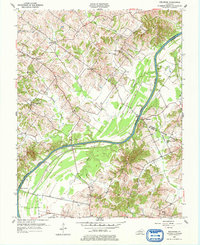 Download a high-resolution, GPS-compatible USGS topo map for Delaware, KY (1977 edition)