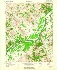 preview thumbnail of historical topo map of Henderson County, KY in 1953