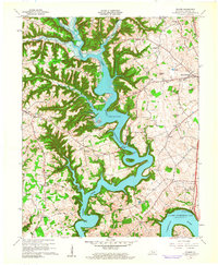 preview thumbnail of historical topo map of Pulaski County, KY in 1961