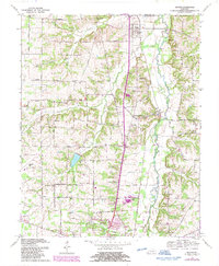 preview thumbnail of historical topo map of Dexter, KY in 1969