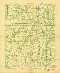 1936 Map of Dexter