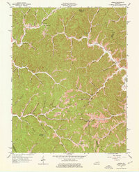 Download a high-resolution, GPS-compatible USGS topo map for Dingus, KY (1976 edition)