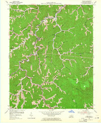 preview thumbnail of historical topo map of Pike County, KY in 1954