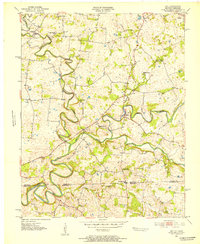 Download a high-resolution, GPS-compatible USGS topo map for Dot, KY (1952 edition)