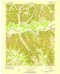 preview thumbnail of historical topo map of Adair County, KY in 1953