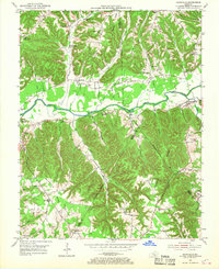 Download a high-resolution, GPS-compatible USGS topo map for Dunnville, KY (1969 edition)